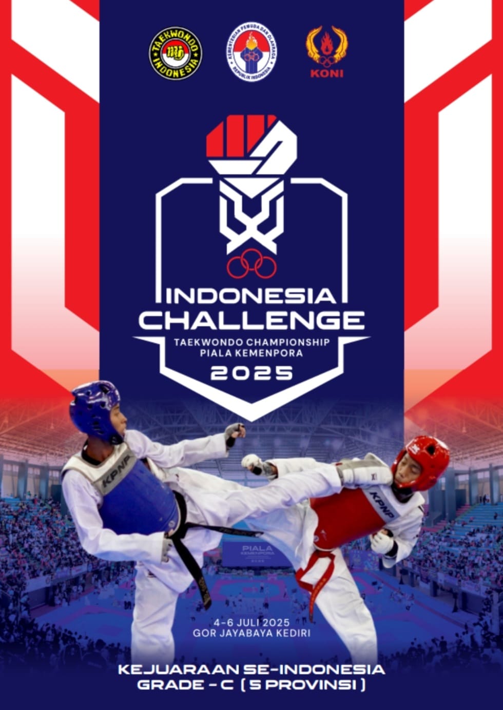 Ajang Pertarungan Prestasi Taekwondo di Tanah Air Taekwondo Indonesia Dojang tegarbajatc